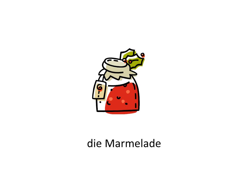 die Marmelade