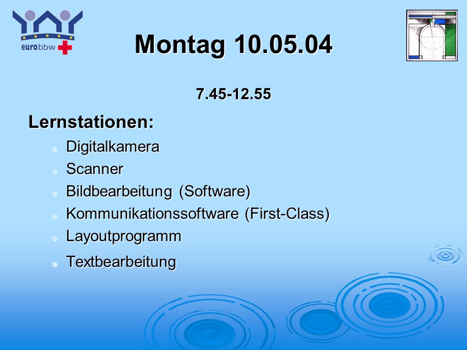 Montag Lernstationen: Digitalkamera Scanner