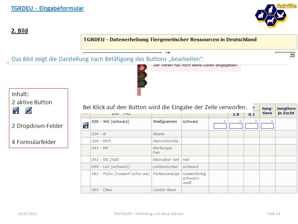 FAIRFILE - Zucht, Schau und Management für Züchter und Vereine