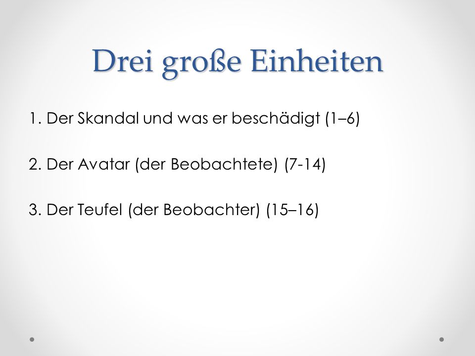 Drei große Einheiten Der Skandal und was er beschädigt (1–6)
