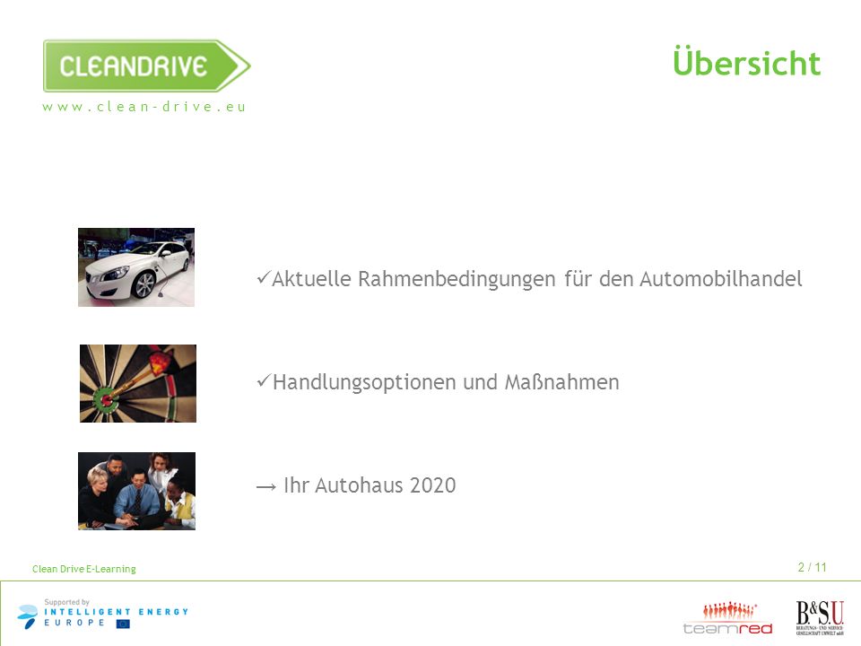 Übersicht Aktuelle Rahmenbedingungen für den Automobilhandel