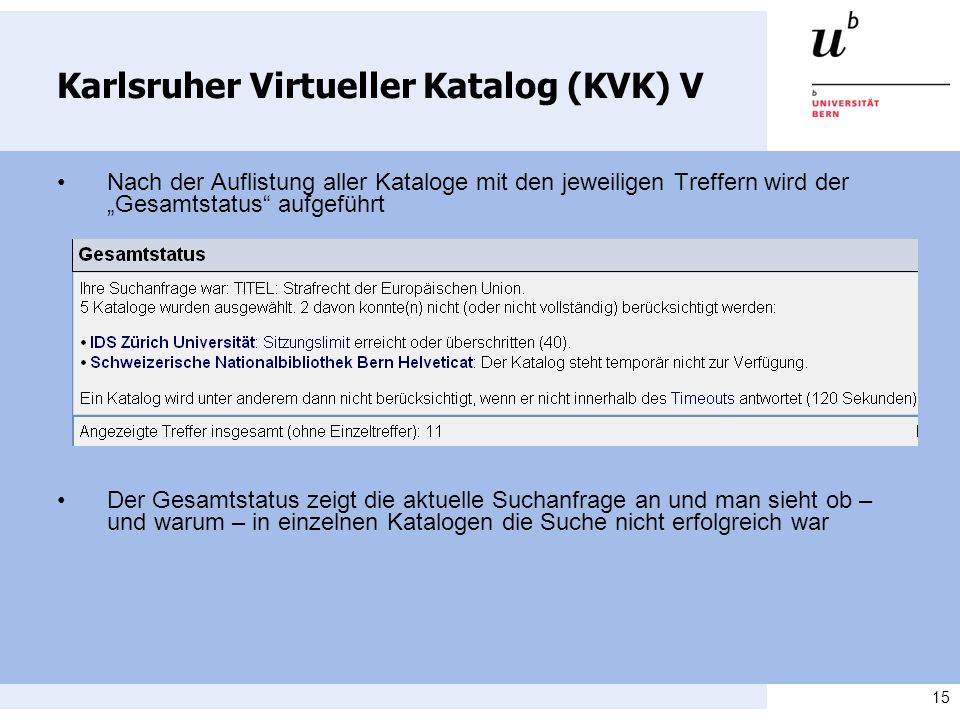 Karlsruher Virtueller Katalog (KVK) V