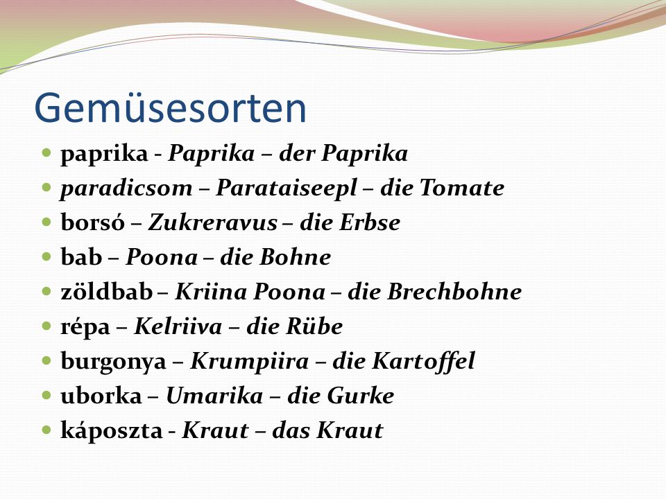 Gemüsesorten paprika - Paprika – der Paprika