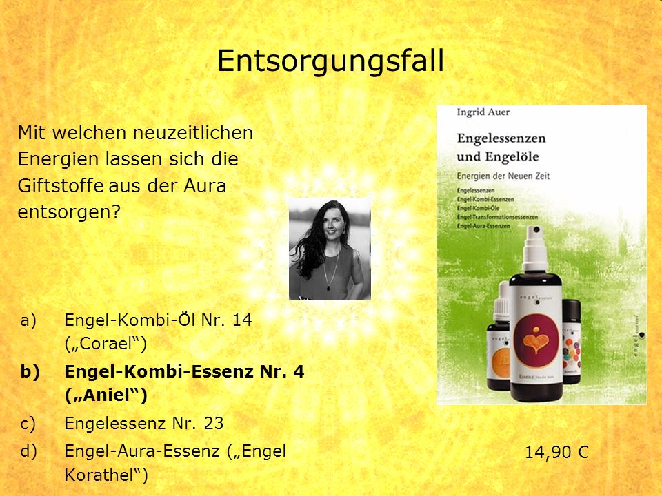 Entsorgungsfall Mit welchen neuzeitlichen Energien lassen sich die Giftstoffe aus der Aura entsorgen