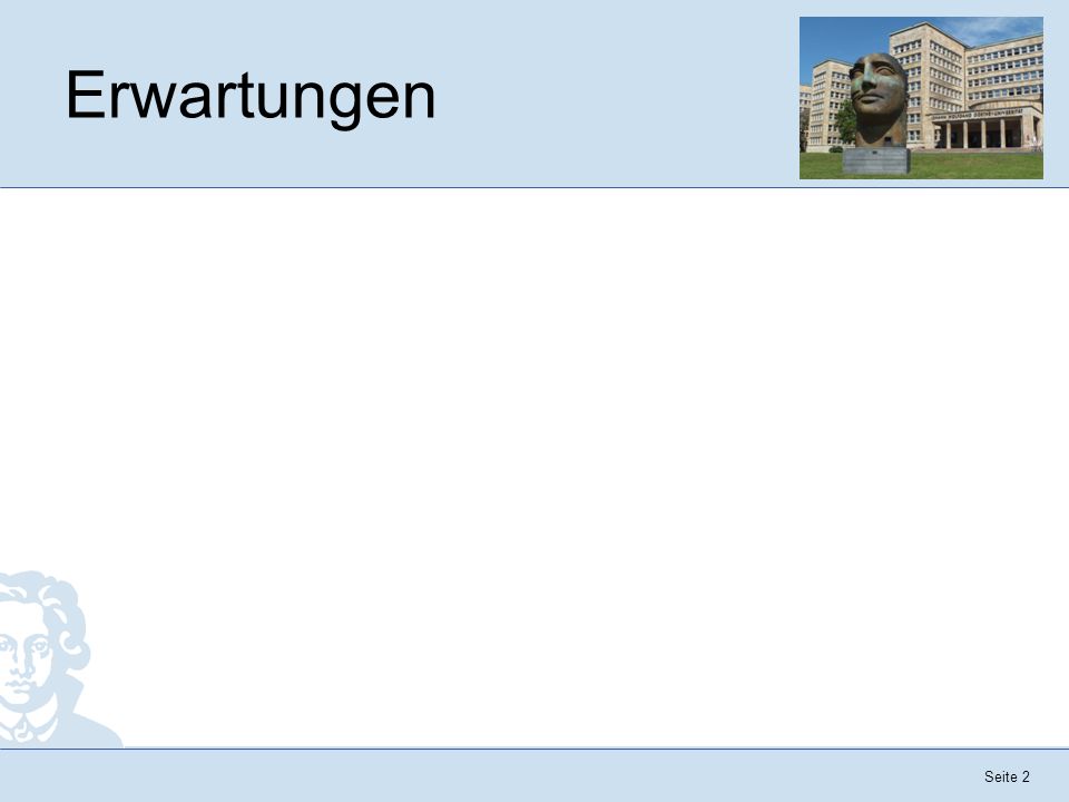 Erwartungen