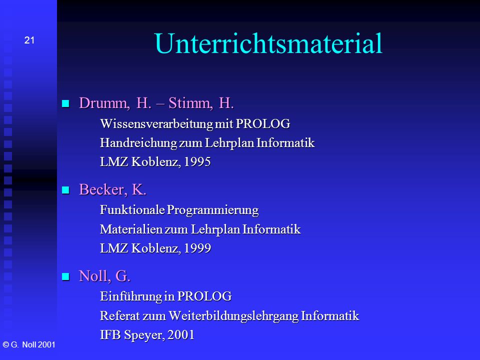 Unterrichtsmaterial Drumm, H. – Stimm, H. Becker, K. Noll, G.
