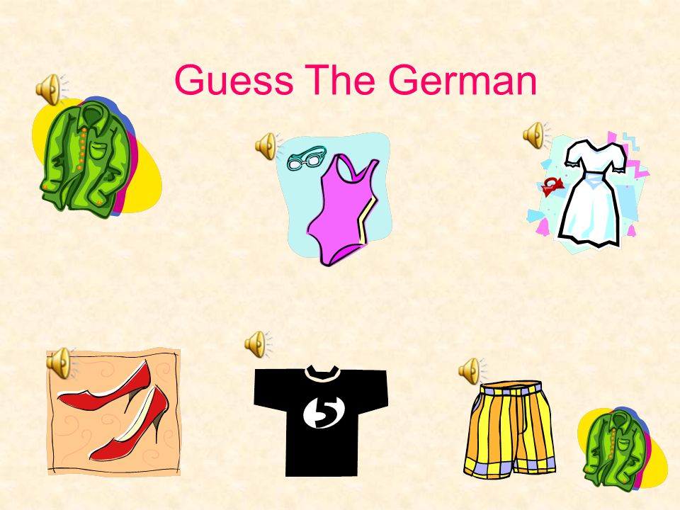 Guess The German