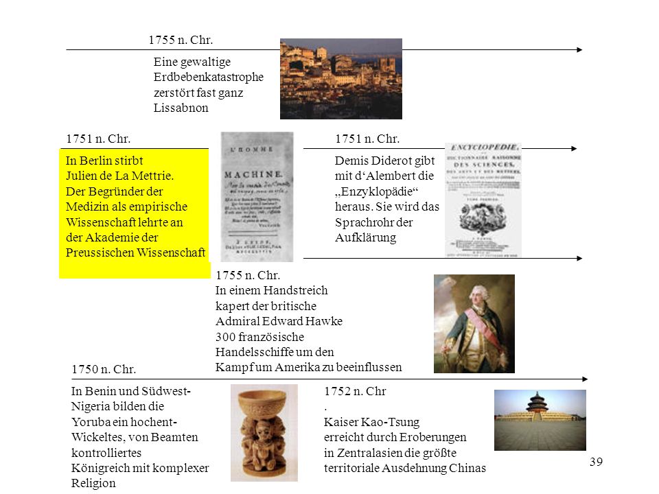 1755 n. Chr. Eine gewaltige Erdbebenkatastrophe. zerstört fast ganz. Lissabnon n. Chr n. Chr.