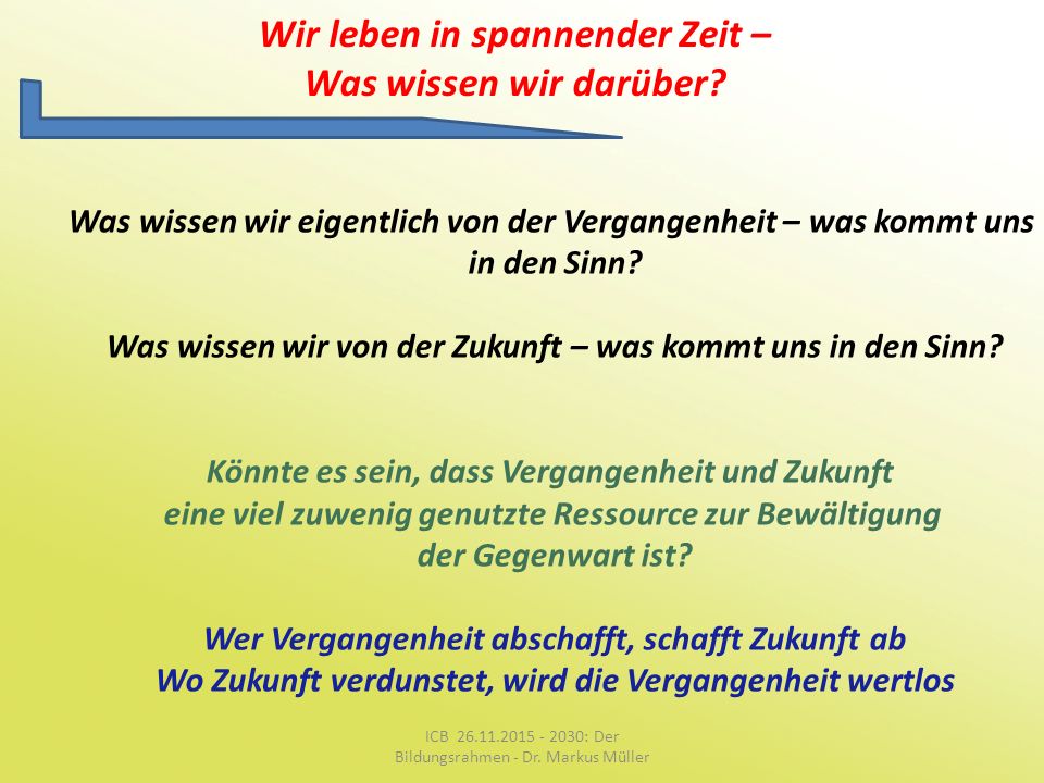 Wir leben in spannender Zeit – Was wissen wir darüber