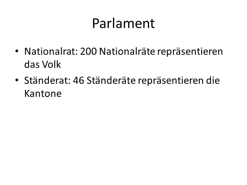 Parlament Nationalrat: 200 Nationalräte repräsentieren das Volk
