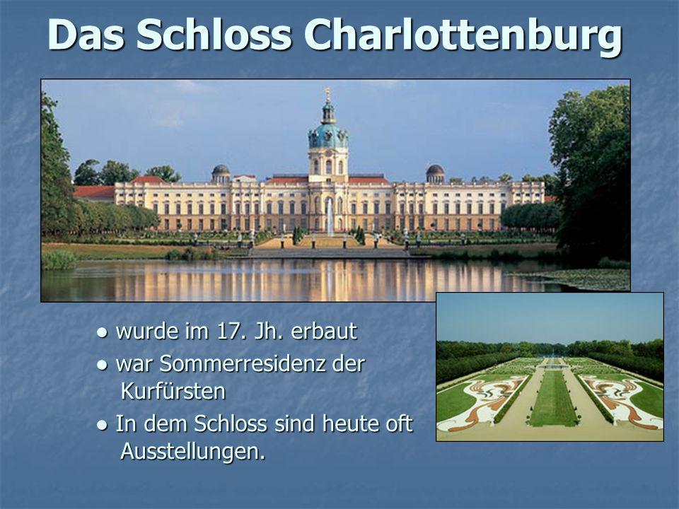 Das Schloss Charlottenburg