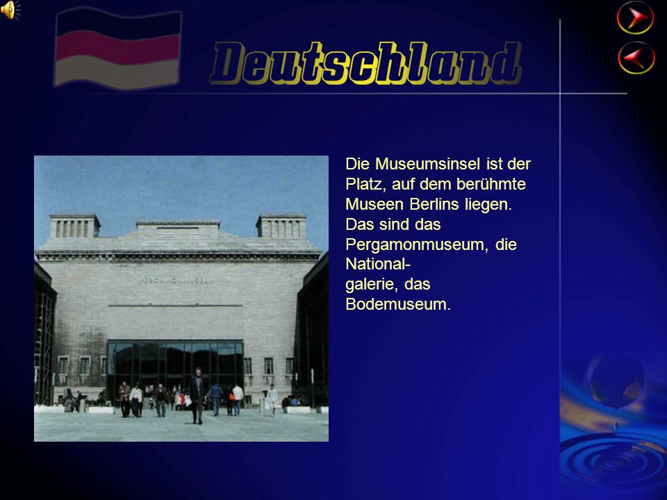 Die Museumsinsel ist der Platz, auf dem berühmte Museen Berlins liegen