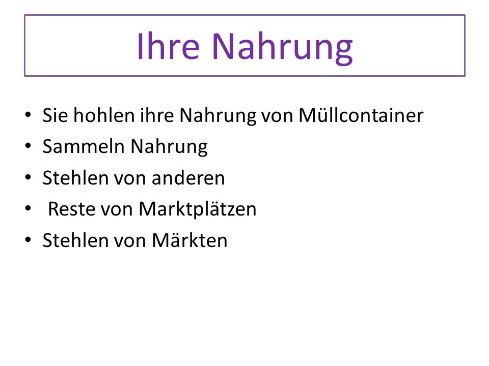 Ihre Nahrung Sie hohlen ihre Nahrung von Müllcontainer Sammeln Nahrung