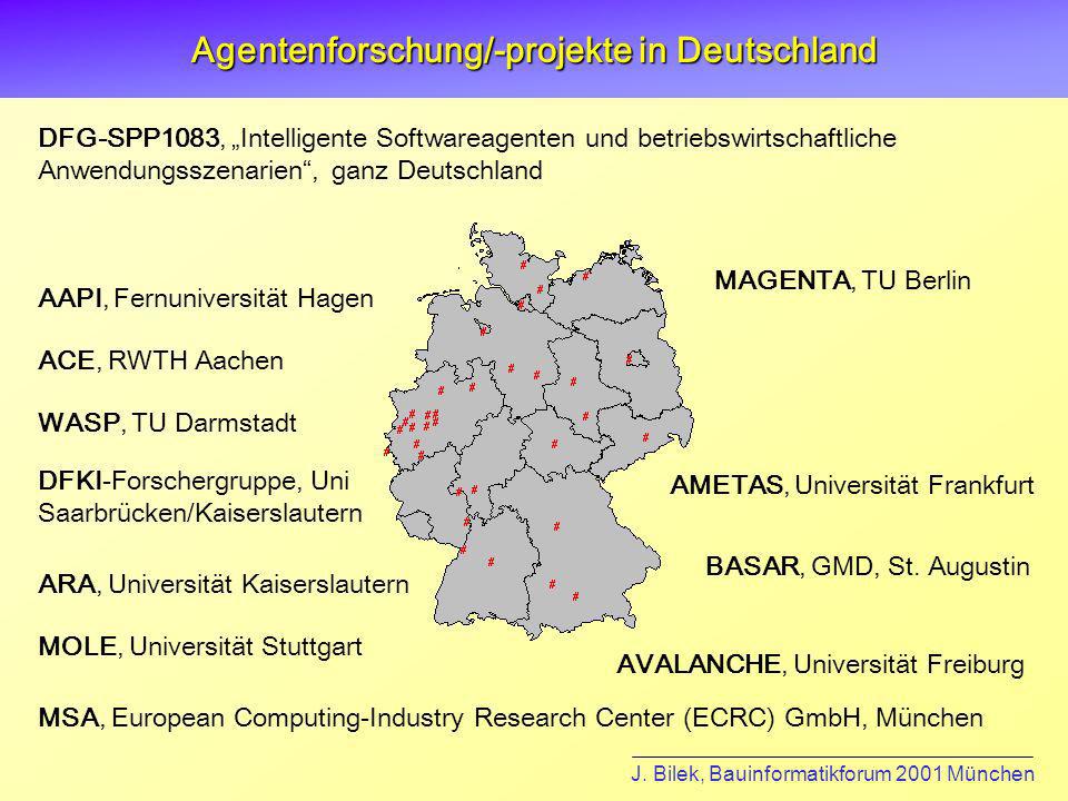 Agentenforschung/-projekte in Deutschland