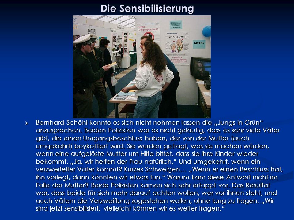 Die Sensibilisierung