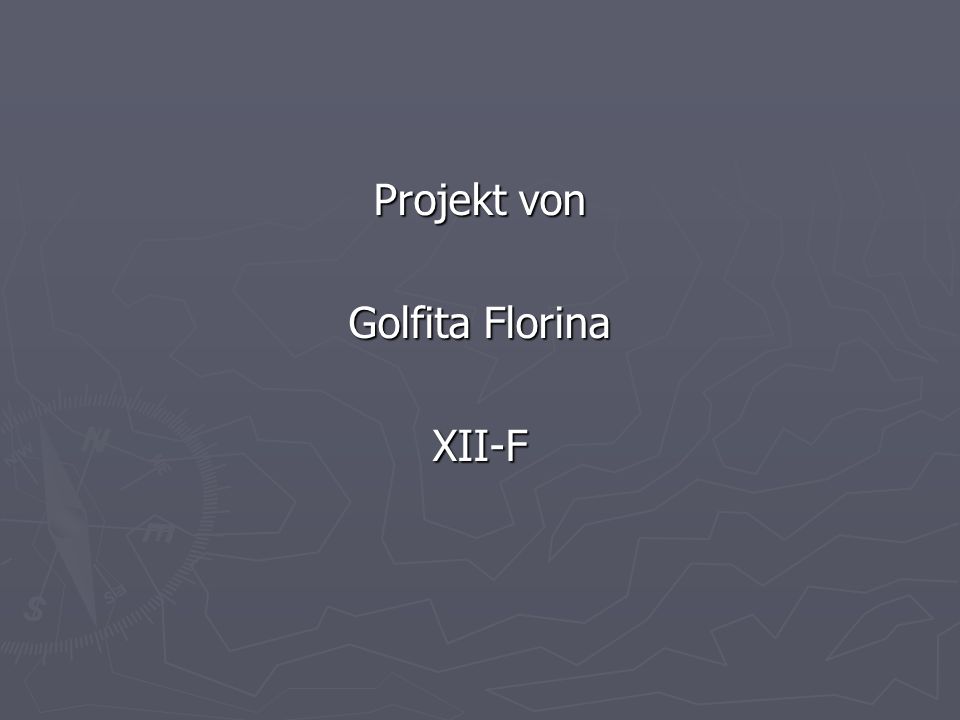 Projekt von Golfita Florina XII-F