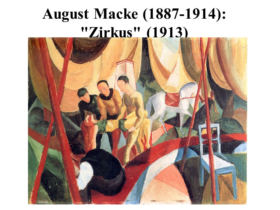August Macke ( ): Zirkus (1913)