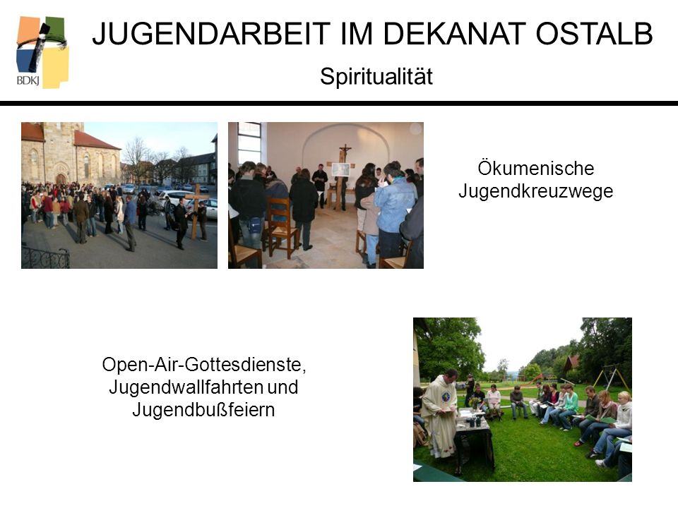 Spiritualität Ökumenische Jugendkreuzwege Open-Air-Gottesdienste,