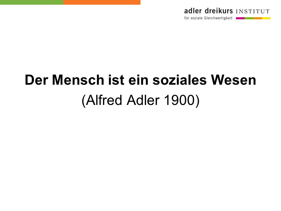 Der Mensch ist ein soziales Wesen