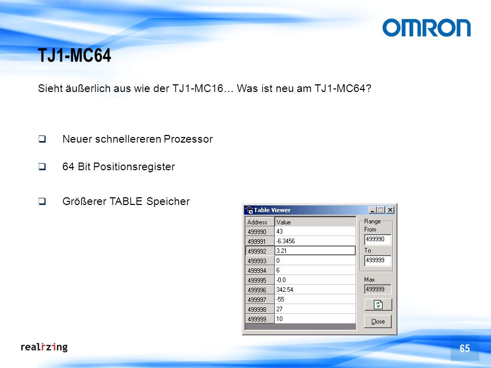 TJ1-MC64 Sieht äußerlich aus wie der TJ1-MC16… Was ist neu am TJ1-MC64 Neuer schnellereren Prozessor.