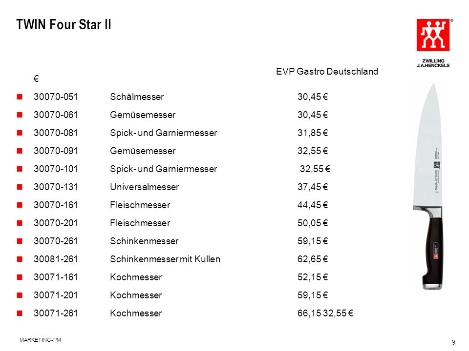 TWIN Four Star II EVP Gastro Deutschland €