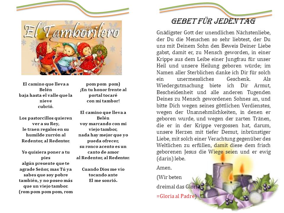 Gebet für jeden tag