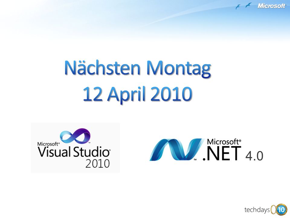 Nächsten Montag 12 April