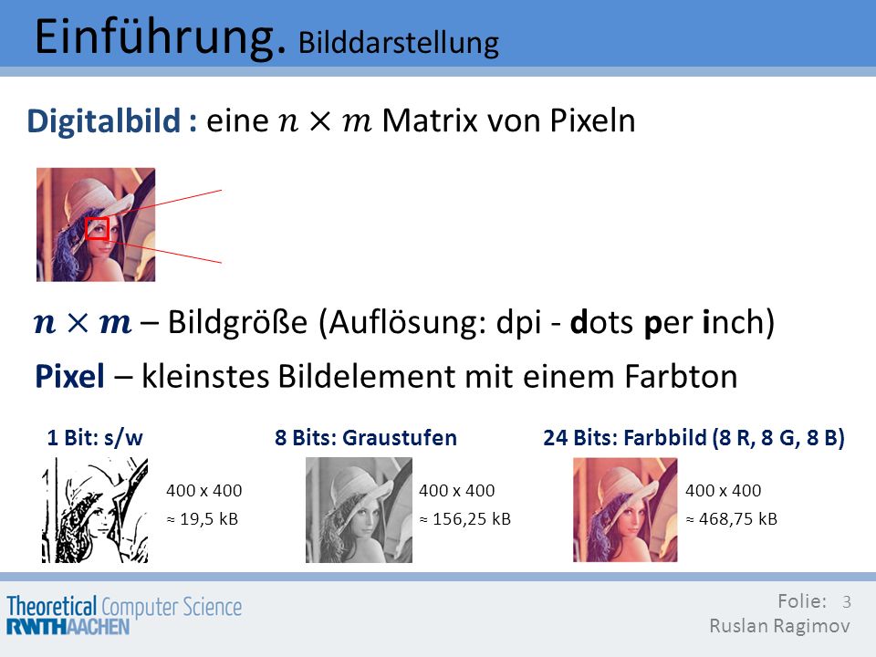Einführung. Bilddarstellung