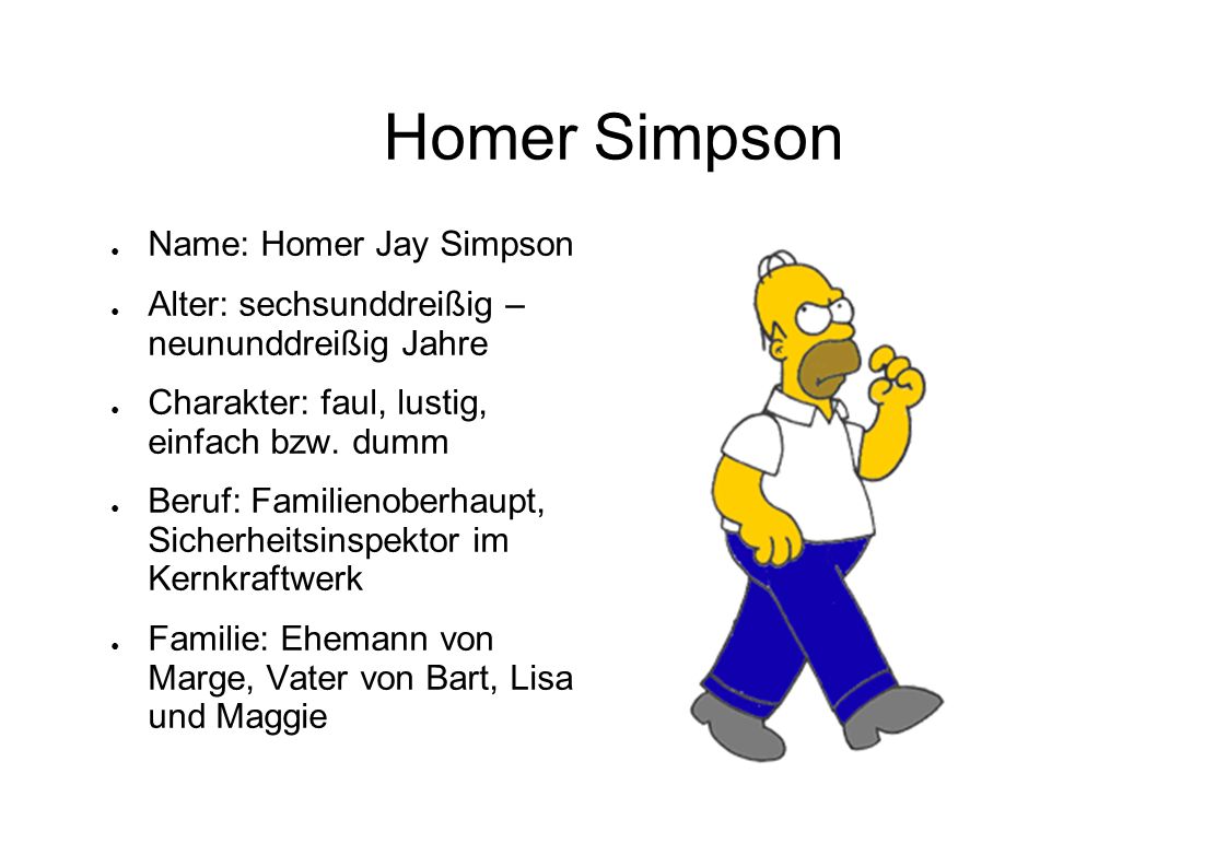 Homer Simpson Name: Homer Jay Simpson