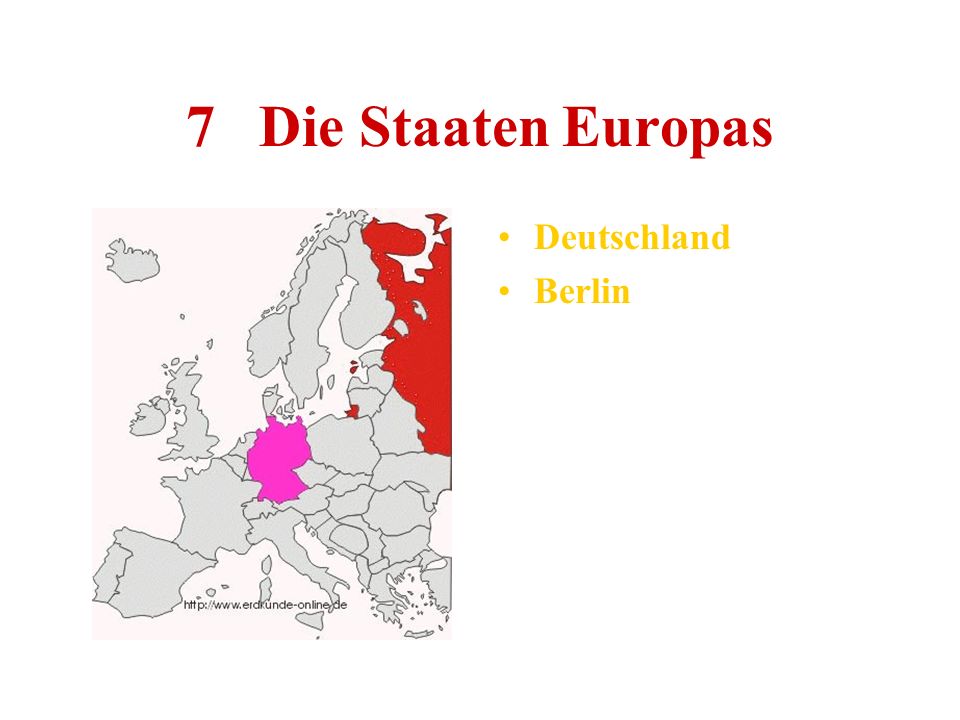 7 Die Staaten Europas Deutschland Berlin