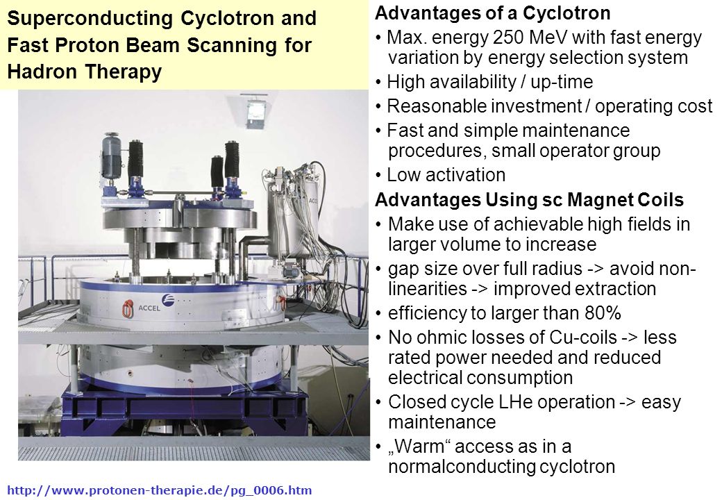 Superconducting Cyclotron and Fast Proton Beam Scanning for Hadron Therapy