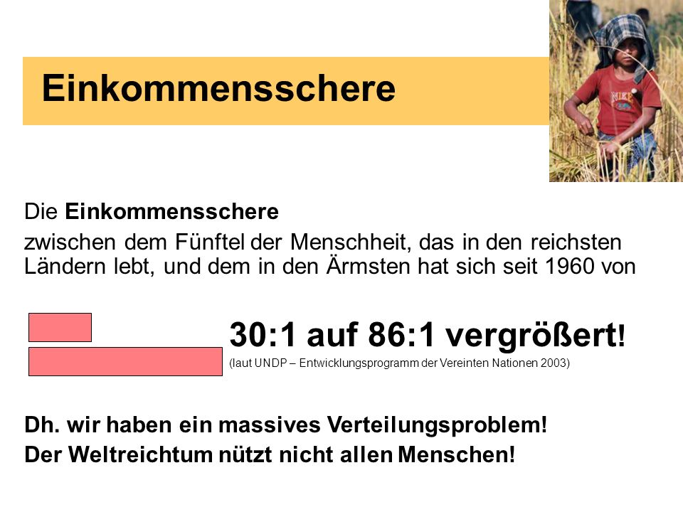 Einkommensschere 30:1 auf 86:1 vergrößert!