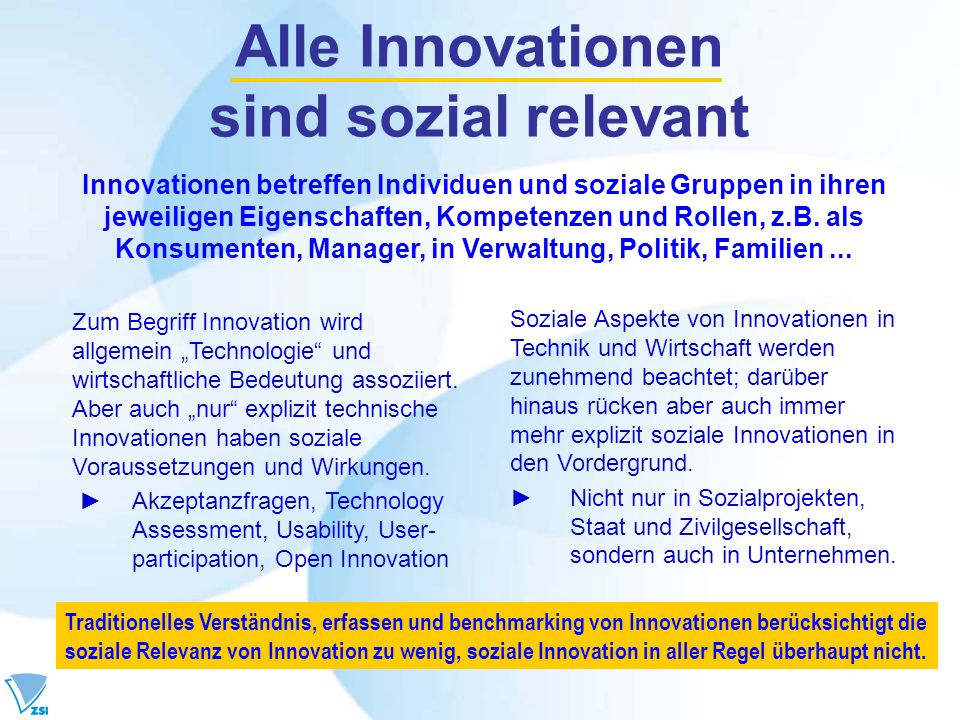 Alle Innovationen sind sozial relevant