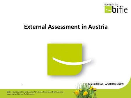 External Assessment in Austria