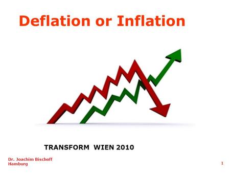 Deflation or Inflation