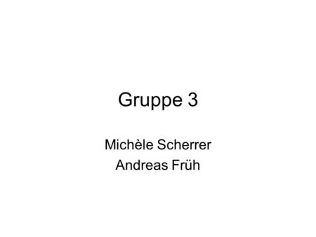 Michèle Scherrer Andreas Früh
