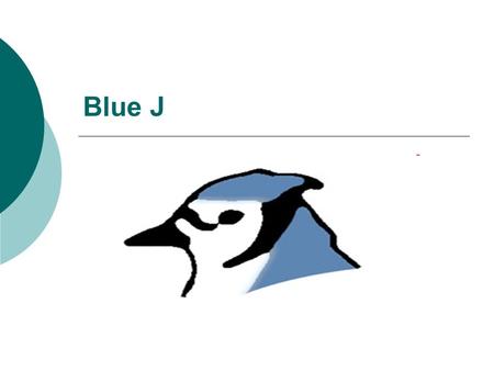 Blue J.