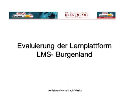Evaluierung der Lernplattform LMS- Burgenland