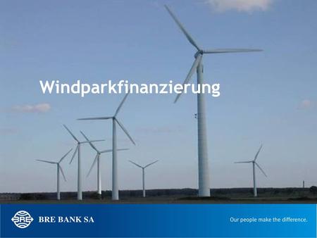 Windparkfinanzierung