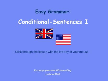 Conditional-Sentences I