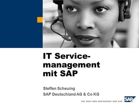 IT Service- management mit SAP