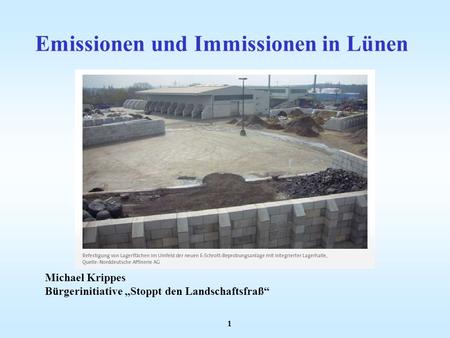 Emissionen und Immissionen in Lünen