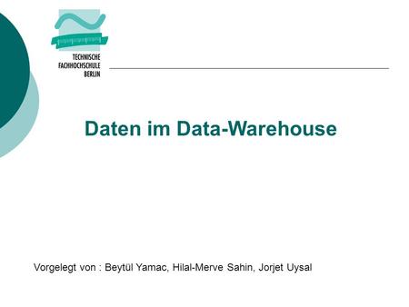 Daten im Data-Warehouse