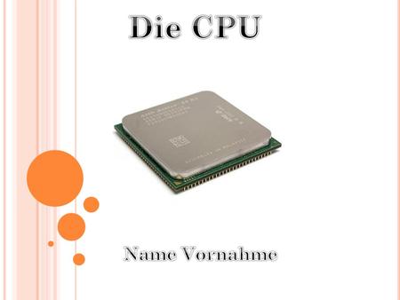 Die CPU Name Vornahme.
