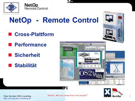 NetOp - Remote Control Cross-Plattform Performance Sicherheit