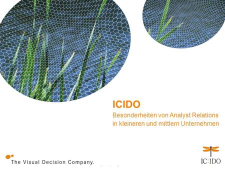 V x.y, date, verfasser Besonderheiten von Analyst Relations in kleineren und mittlern Unternehmen ICIDO.