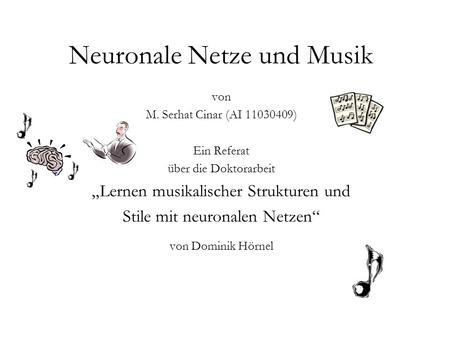 Neuronale Netze und Musik