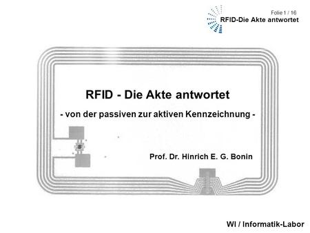 RFID - Die Akte antwortet