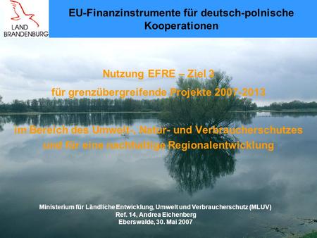 EU-Finanzinstrumente für deutsch-polnische Kooperationen