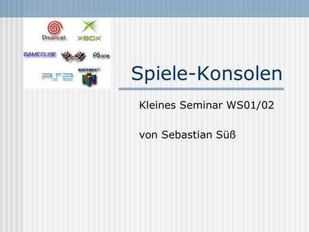 Kleines Seminar WS01/02 von Sebastian Süß